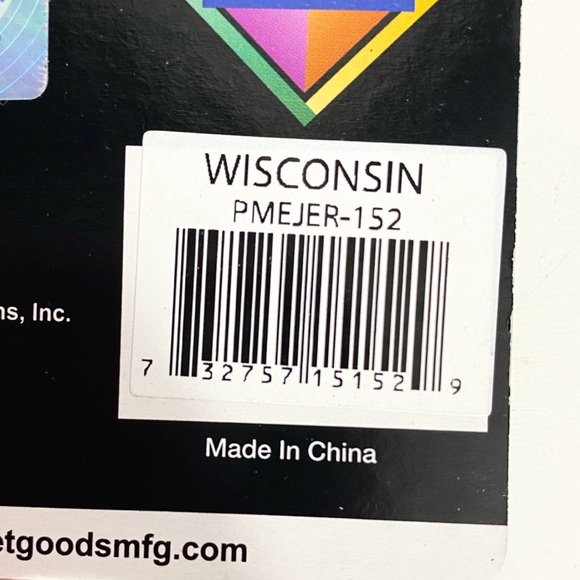 NWT Wisconsin Badgers Collegiate Pet Jersey, Pink or Red - Picture 9 of 15